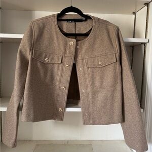 NWT Zara cropped soft jacket